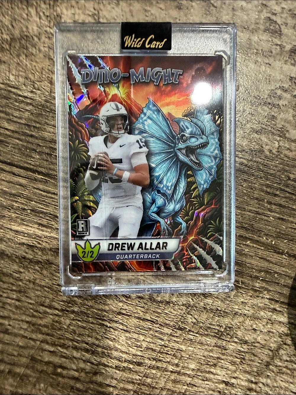 Wild Card Drew Allar Dino-Might Trading Card